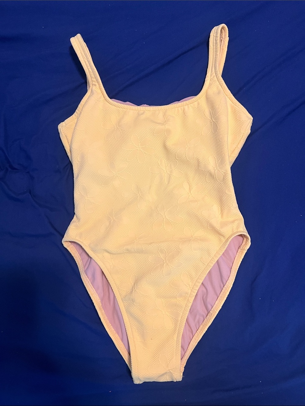 EUC Deadstock Backflips Vintage Bright Yellow One Piece size 9/10 (medium)